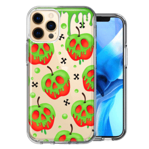 For Apple Iphone 12 Pro Max Halloween Poison Apple Skulls Spooky Case