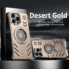For Iphone 16 Pro Max/16 Pro/15 Shockproof Metal Case Ring Stand Magnetic Cover - Image 14
