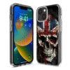 For Apple Iphone 14 Shockproof Case British UK Flag Skull Cover - Image 3