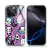 Mundaze Case for Apple Iphone 16 Pro Roses Halloween Characters Spider Web - Image 2