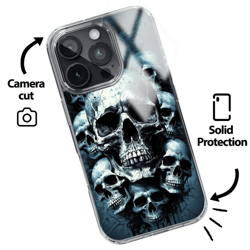 Mundaze Case for Apple Iphone 16 Pro Graveyard Death Dream Skulls and Bones - Image 3