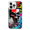 For Apple Iphone 14 Pro Max Shockproof Case Skull Face Graffiti Painting