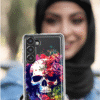 For Samsung Galaxy A14 5G Shockproof Case Skull Red Purple Roses Cover - Image 5