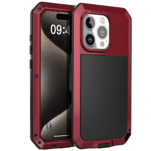 Metal Case for Iphone 16 15 11 13 14 Pro Max Heavy Duty Shockproof Phone Cover