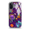 Mundaze Case for Apple Iphone 16 plus Halloween Spooky Horror Neon Characters