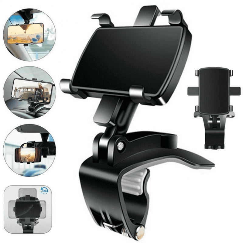 Universal 360° Car Phone Mount Dashboard Holder for Cell Phone Samsung Iphone US - Image 5