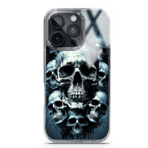 Mundaze Case for Apple Iphone 16 Pro Graveyard Death Dream Skulls and Bones
