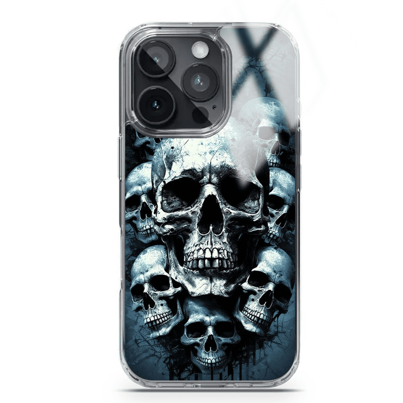 Mundaze Case for Apple Iphone 16 Pro Graveyard Death Dream Skulls and Bones