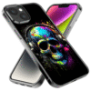 For Apple Iphone 14 Shockproof Case Skull Headphone Pop Art Cover - Image 2