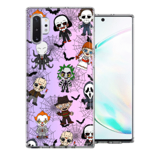 For Samsung Galaxy Note 10 plus Halloween Characters Spider Webs Case