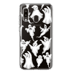 For Samsung Galaxy A20 Shockproof Case Halloween Floating Ghosts