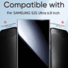 MAGIC JOHN for Samsung Galaxy S25 Ultra Tempered Glass Screen Protector Privacy - Image 4