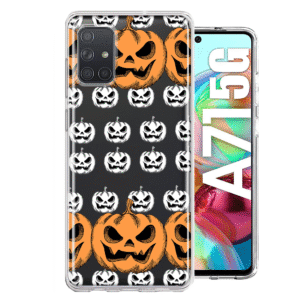 For Samsung Galaxy A71 5G Shockproof Case Cute Halloween Jack O Lantern