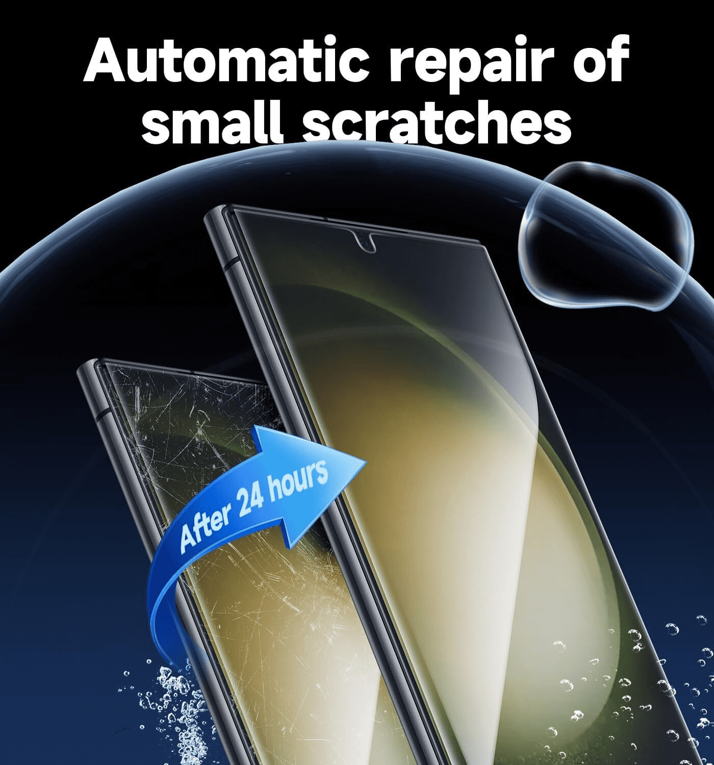 MAGIC JOHN Screen Protector for Samsung Galaxy S22 Ultra - Ceramic Film 2 Pack - Image 7