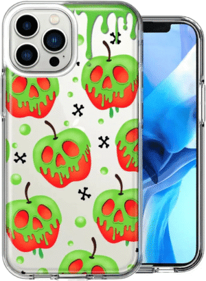 For Apple Iphone 14 Pro Max Halloween Poison Apple Skulls Fairy Tales Case