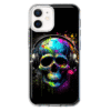 For Apple Iphone 12 Shockproof Case Skull Headphone Pop Art Cover