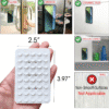 Double Sided Silicone Suction Cup Phone Mount Case for Selfies and Videos - Attach to Glass, Mirrors, Kitchen, Bathroom Sticky Grip for IPhone and Android - 3.97 Inches, White - Image 3