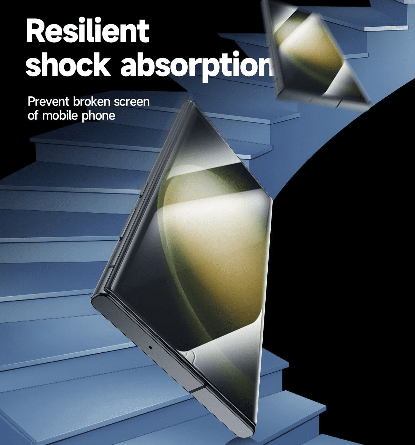 MAGIC JOHN Screen Protector for Samsung Galaxy S22 Ultra - Ceramic Film 2 Pack - Image 4