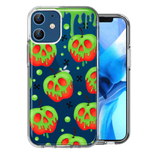 For Apple Iphone 12 Halloween Poison Apple Skulls Spooky Case