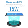 15W Max Wireless Fast Charger Charging Pad for Samsung Phone Buds Iphone Airpods - Image 3