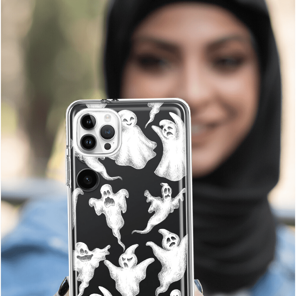 For Apple Iphone XR Shockproof Case Halloween Floating Ghosts - Image 6