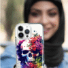 For Apple Iphone 12 Shockproof Case Skull Red Purple Roses Cover - Image 6