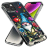 For Apple Iphone 14 Pro Shockproof Case Red Purple Blue Roses Gnome - Image 2