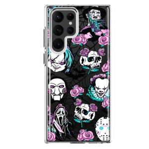For Samsung Galaxy S22 Ultra Shockproof Case Roses Halloween Characters