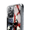 Mundaze Case for Apple Iphone 16 Pro Max American USA Flag Skulls Blue Red - Image 5