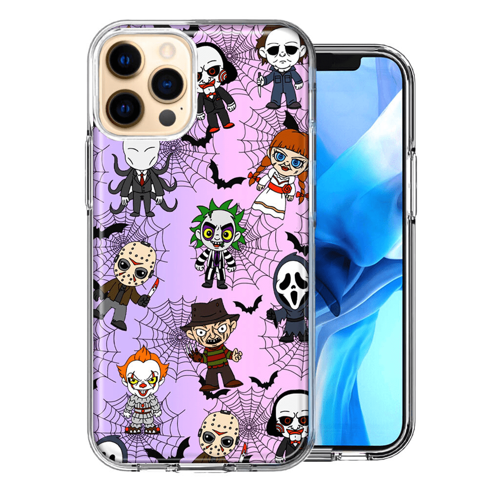 For Apple Iphone 11 Pro Max Halloween Horror Characters Spider Webs Case