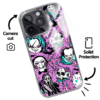 Mundaze Case for Apple Iphone 16 Pro Max Roses Halloween Characters Spider Web - Image 3
