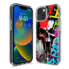 For Apple Iphone 14 Pro Max Shockproof Case Skull Face Graffiti Painting - Image 3