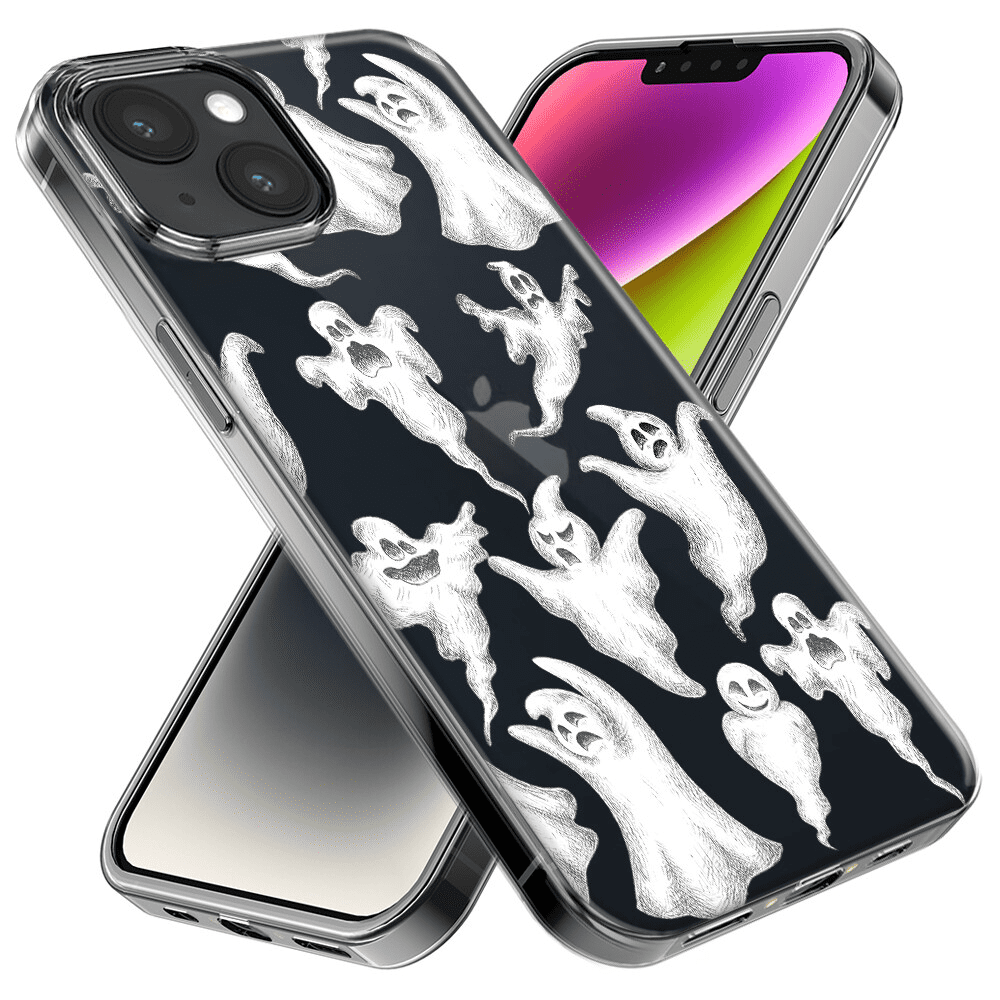 For Apple Iphone XR Shockproof Case Halloween Floating Ghosts - Image 2