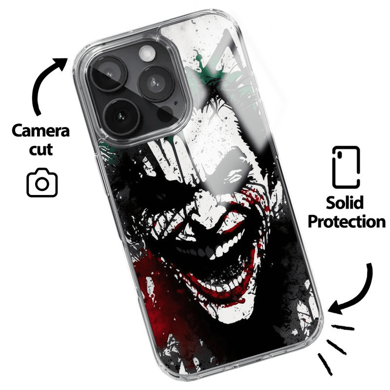 Mundaze Case for Apple Iphone 16 Pro Max Laughing Joker Painting Graffiti - Image 3