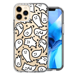 For Apple Iphone 12 Pro Kawaii Manga Cute Halloween Ghosts Spirits Case
