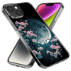 For Apple Iphone 14 Shockproof Case Cherry Blossom Moon Cover - Image 2