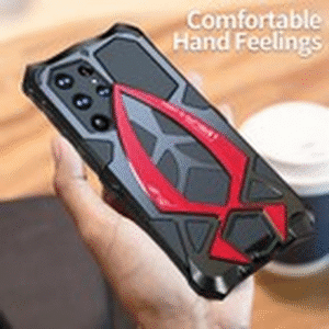 For Samsung Galaxy S25 Ultra Heavy Duty Metal Hard Armor Phone Case Full Cover