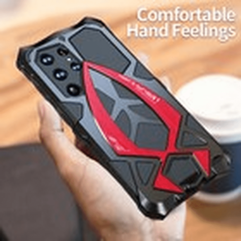 For Samsung Galaxy S25 Ultra Heavy Duty Metal Hard Armor Phone Case Full Cover