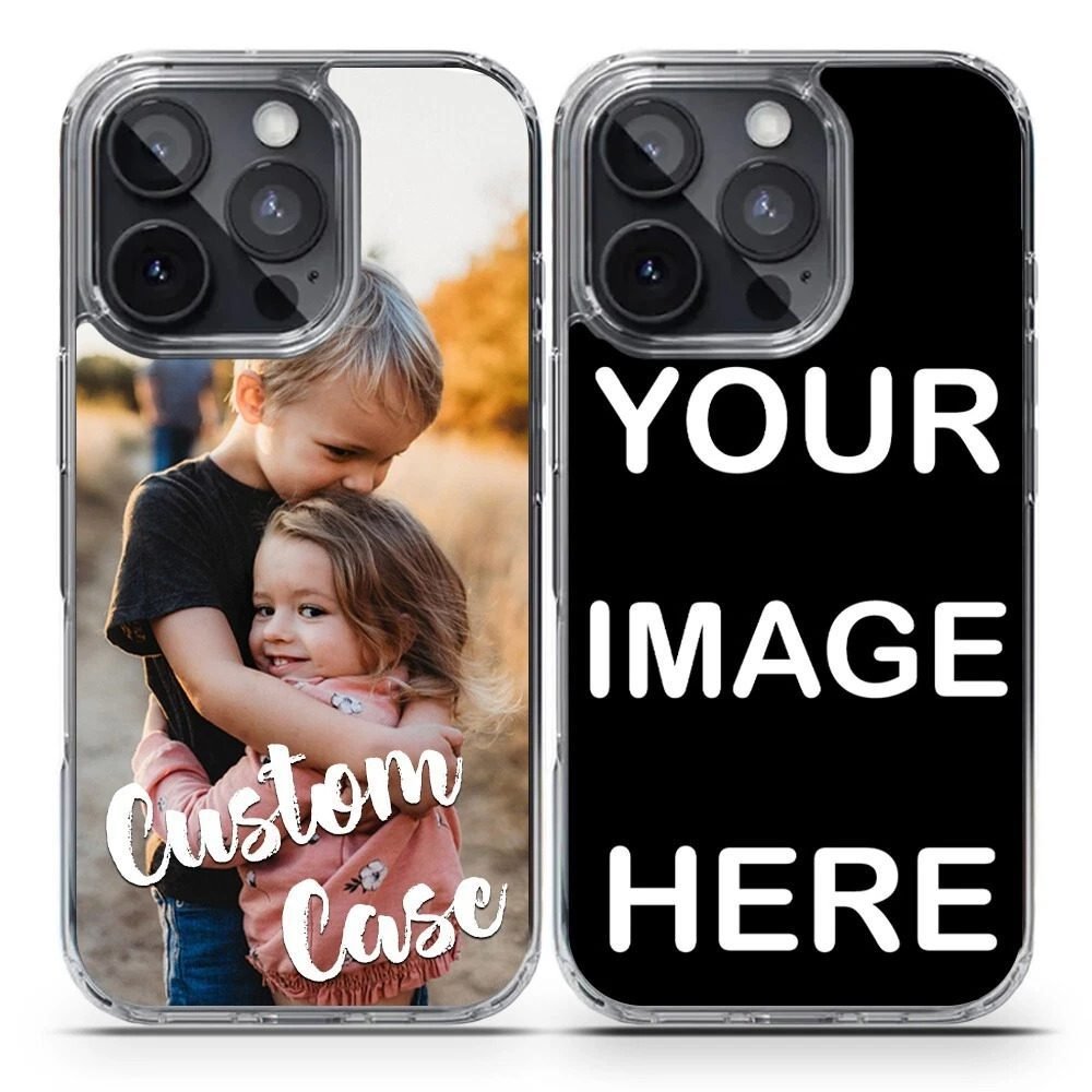 Custom Photo Personalized Phone Case For iPhone 16e 16 Pro Max 15 14 13 12 11 SE