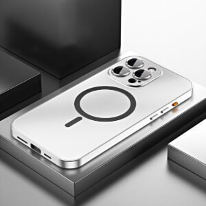 Aluminum Alloy Magsafe Case for Iphone 16 Pro Max 15 14 13 12 Camera Lens Cover