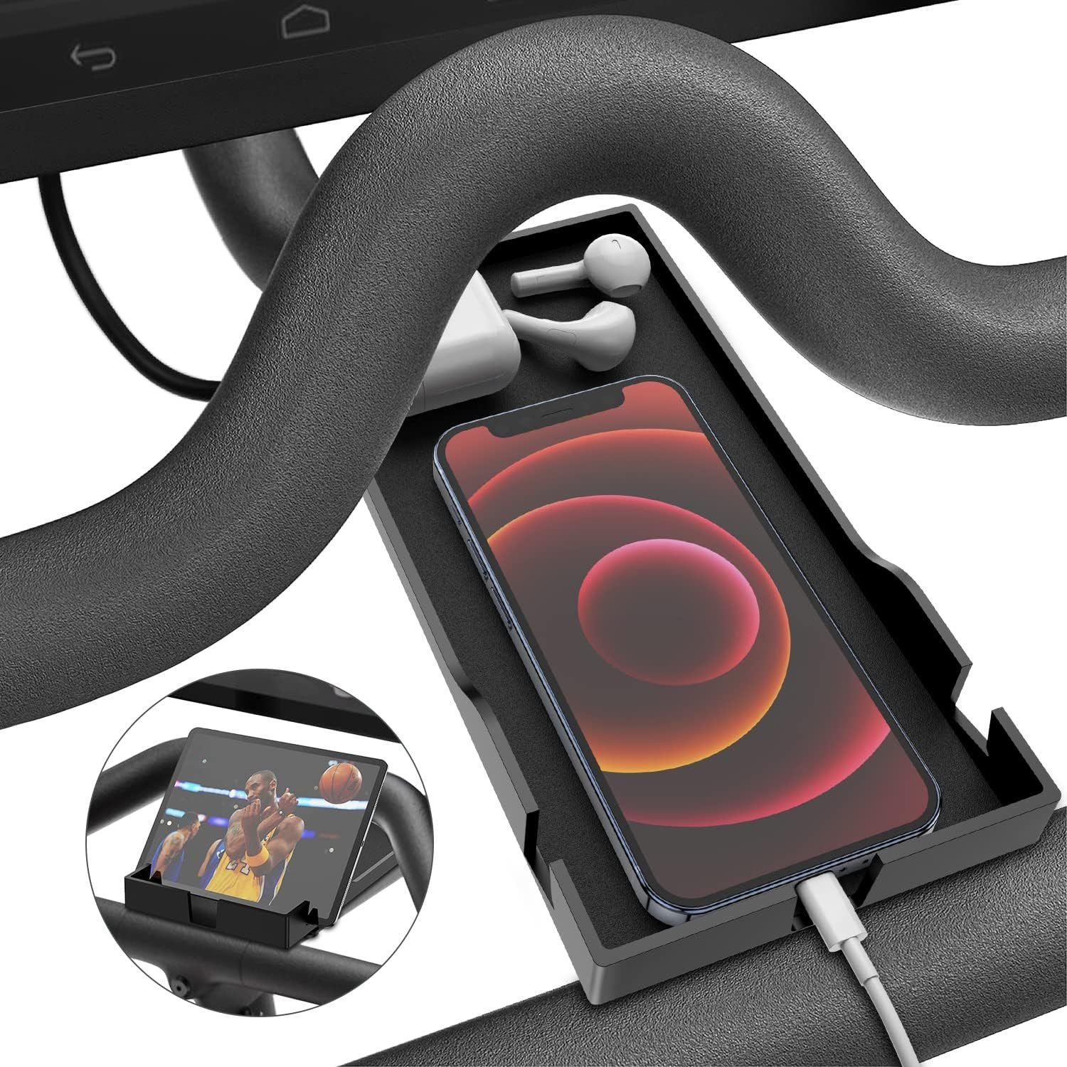 Phone Holder, Cell Phone Holder Compatible with Peloton Rider