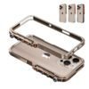 For Iphone 16 15 14 13 Pro Max Aluminum Alloy Metal Frame Shockproof Phone Case - Image 3