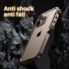 For Iphone 16 15 14 13 Pro Max Aluminum Alloy Metal Frame Shockproof Phone Case - Image 4