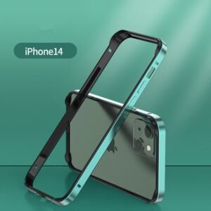 For Iphone 16 plus 15 14 Pro Max 13 Aluminum Metal Bumper Frame Slim Phone Case