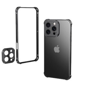 Aluminum Metal Shockproof Bumper Frame Case for Iphone 16 Pro Max 15 14 13 12